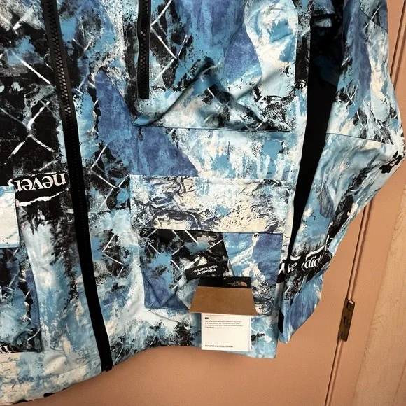 The North Face Printed Dragline Ski Snowboard Waterproof Jacket Small MSRP $435 - Picture 6 of 14